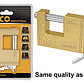 Candado De Seguridad Ingco Bloque Tipo C Industrial 70mm - Miniatura 2