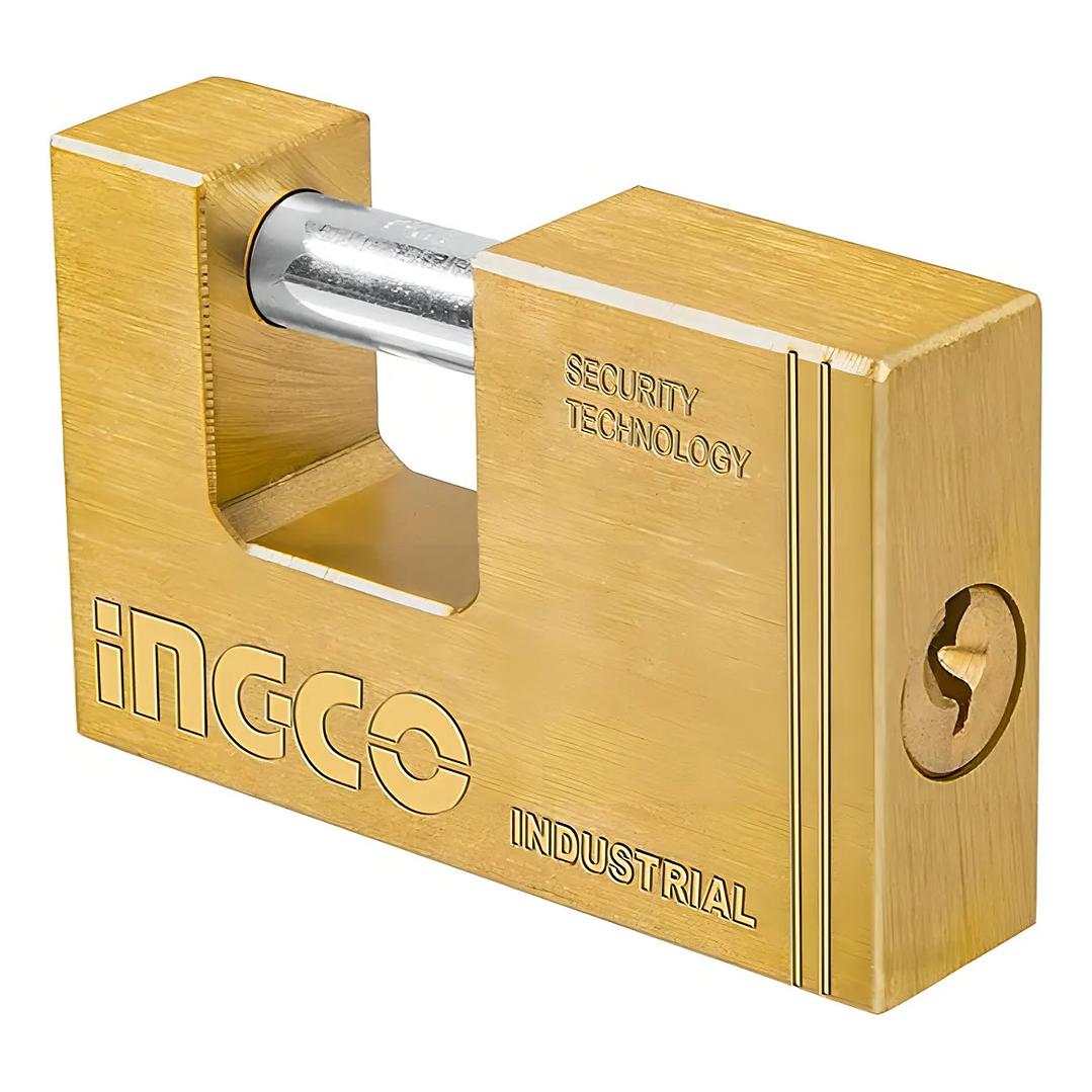 Candado De Seguridad Ingco Bloque Tipo C Industrial 70mm 3