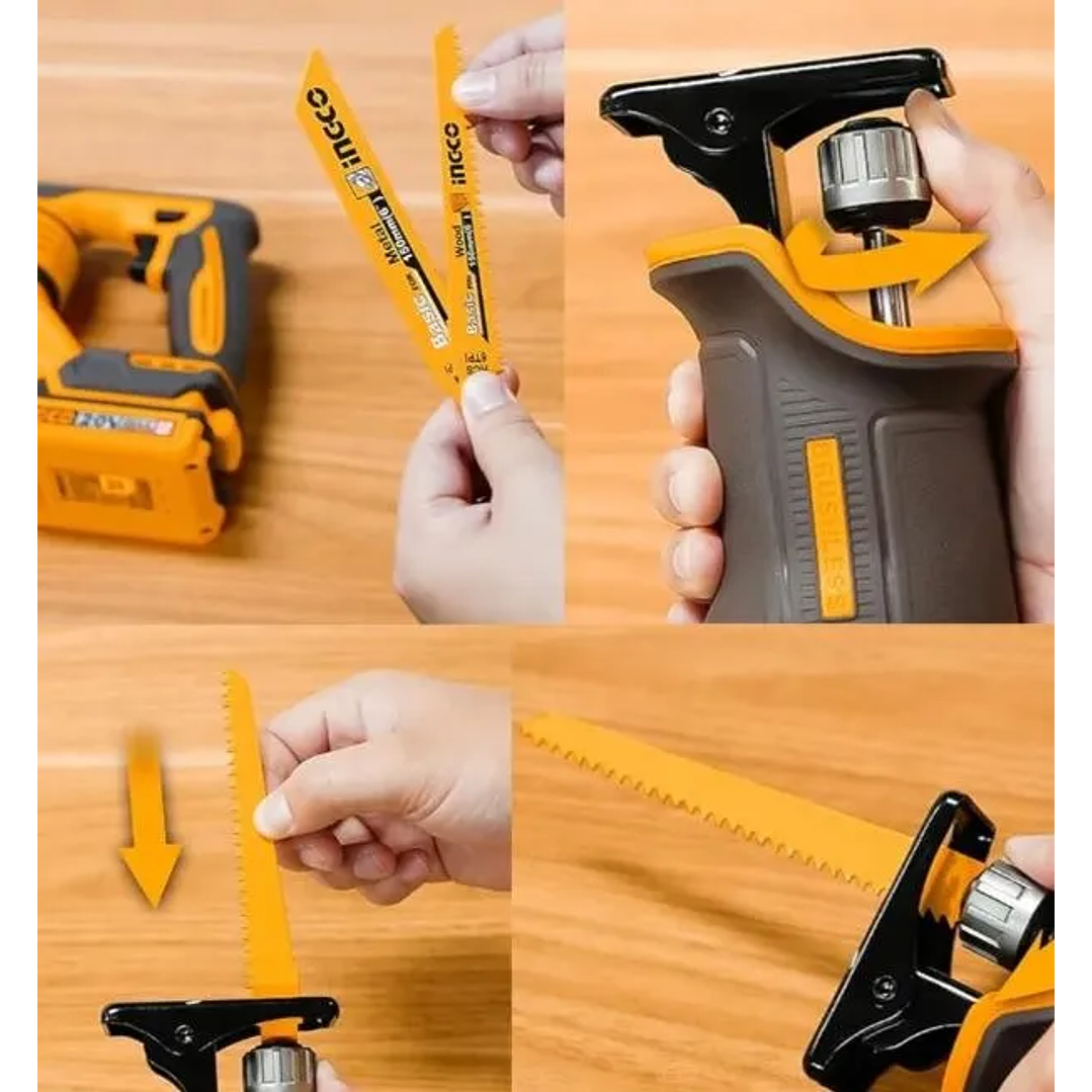 Sierra Sable Bl Ingco Industrial Inalambrica 20v 2