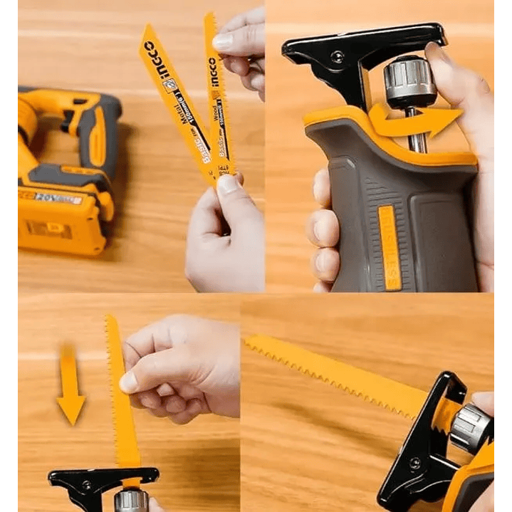 Sierra Sable Bl Ingco Industrial Inalambrica 20v 2