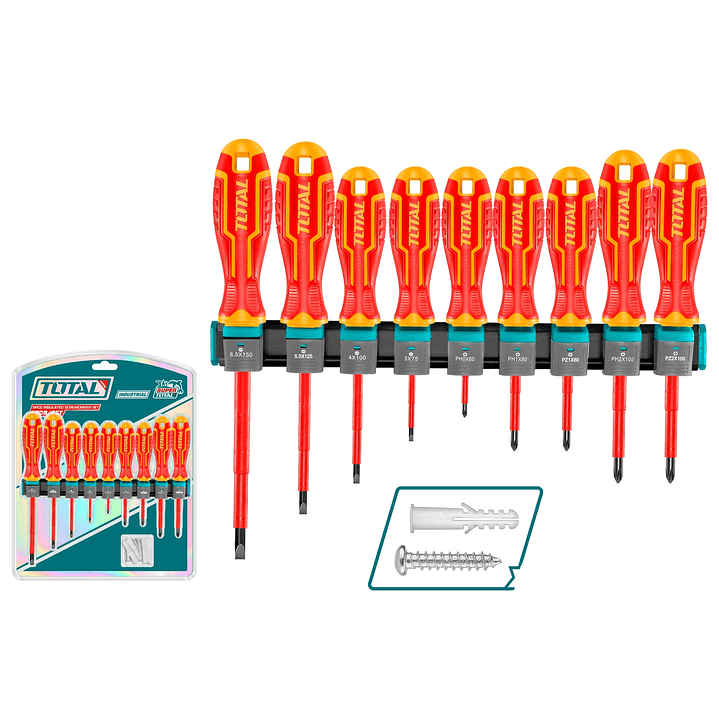 JGO DESTONILLADOR P/ ELECTRICISTA POR 9PCS TOTAL 1