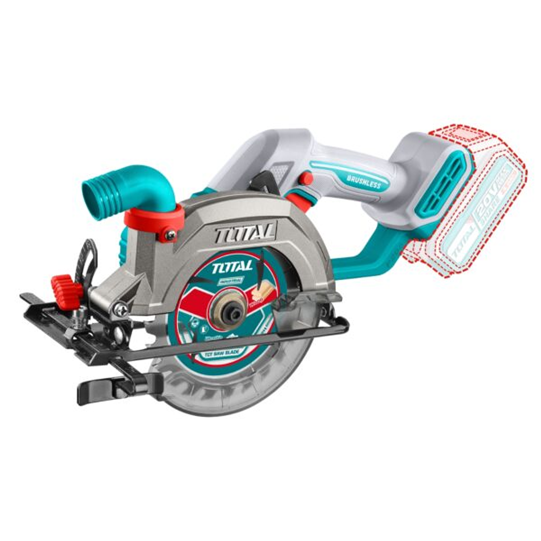 Sierra Circular Inalámbrica 140mm Total 2