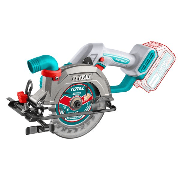 Sierra Circular Inalámbrica 140mm Total 2