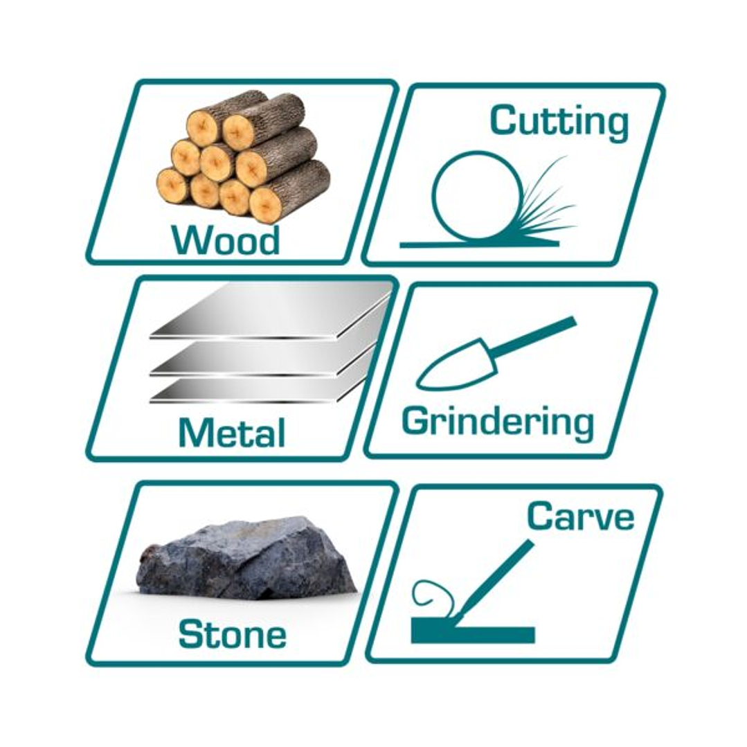 Juego Accesorios para Minitorno 73 Piezas Total 5