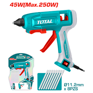 PISTOLA SILICONA 45W TOTAL 20-30G/MIN +ACC