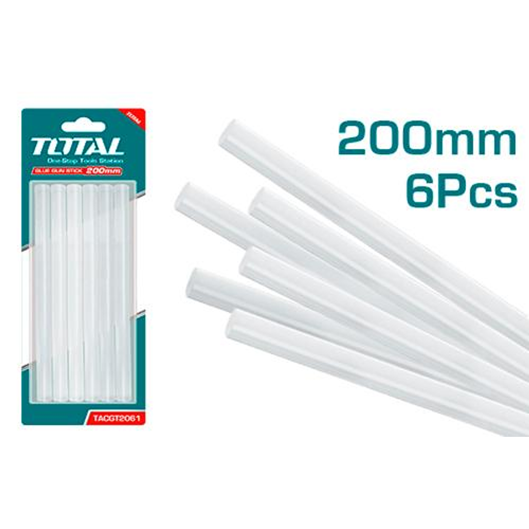 SILICONA EN BARRA POR 6PCS 11.2MMX20CM TOTAL 1