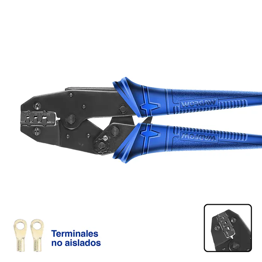 Crimpadora Wadfow Terminales 1,5-6mm² 228mm/9 1