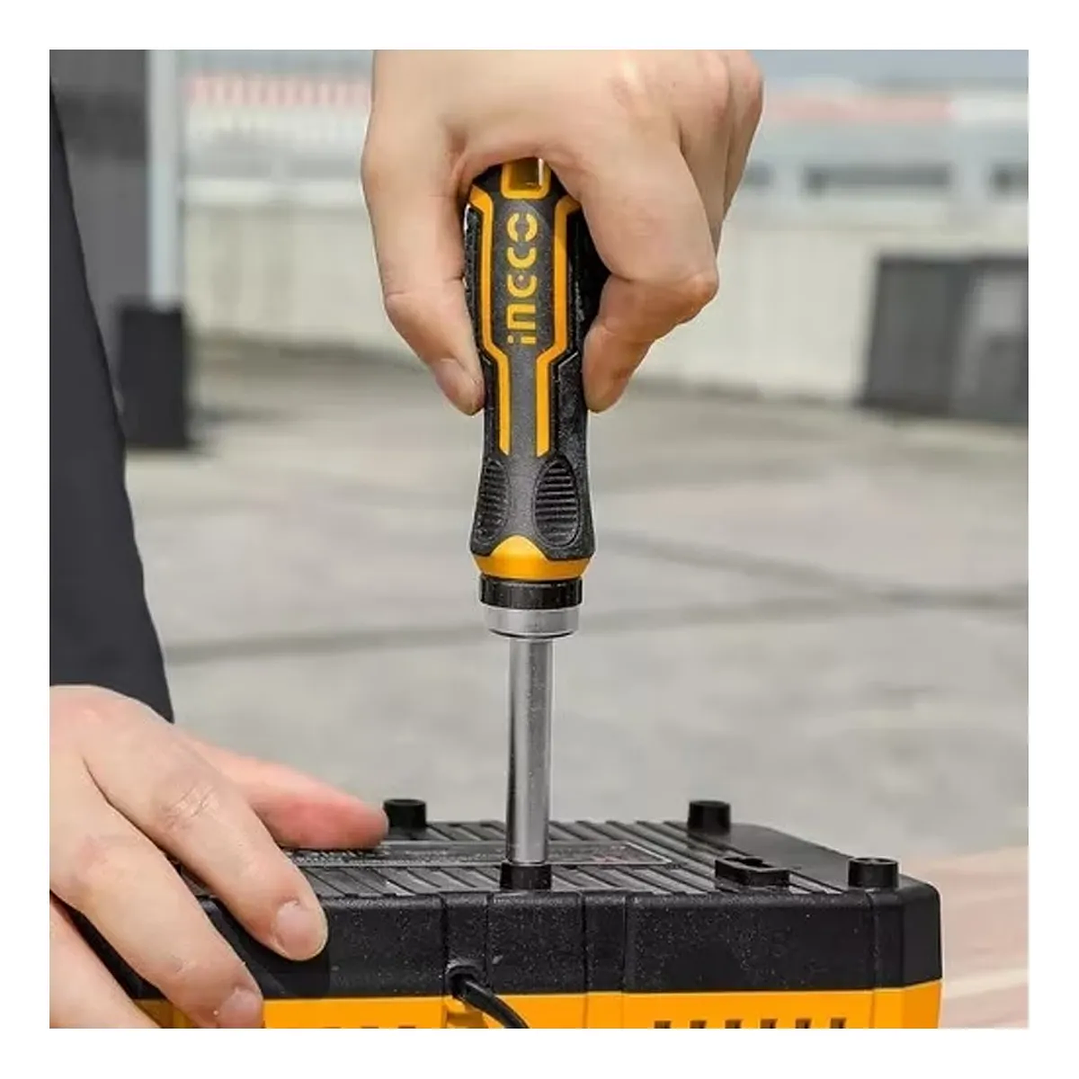 SET DESTORNILLADOR PUNTAS PH/SL/PZ/T/HEX 33 PIEZAS INGCO HKSDB0338 2