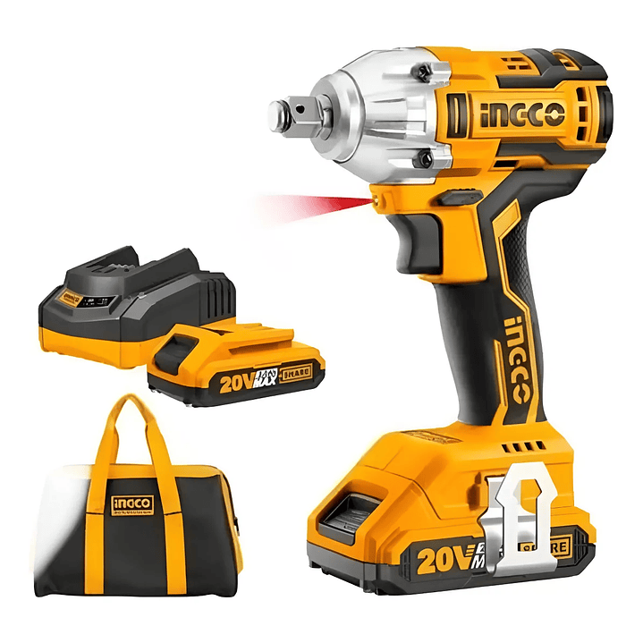 PISTOLA DE IMPACTO BL INDUSTRIAL +2 BAT Y CARG NO 1/2