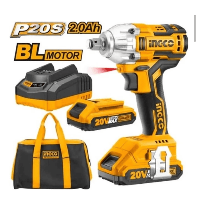 PISTOLA DE IMPACTO BL INDUSTRIAL +2 BAT Y CARG NO 1/2