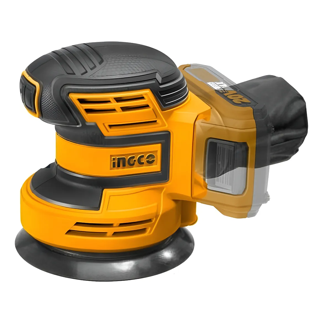 LIJADORA ROTO-ORBITAL INALAMBRICA 20V/125MM INGCO CROSLI2001 2