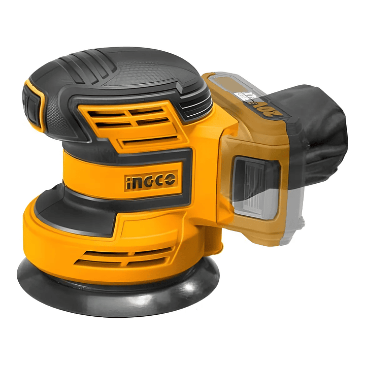 LIJADORA ROTO-ORBITAL INALAMBRICA 20V/125MM INGCO CROSLI2001 2