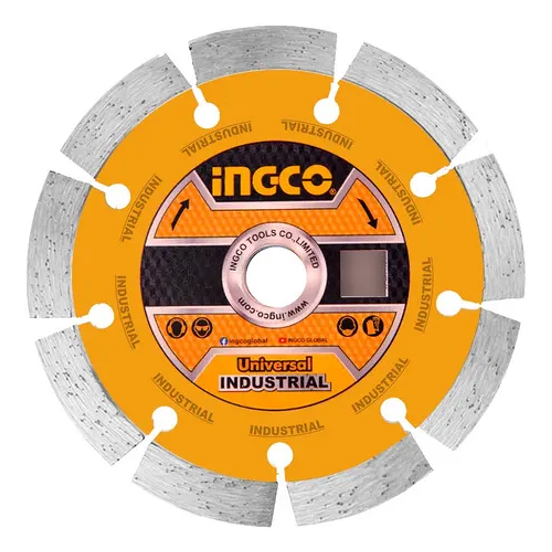 DISCO DIAMANTADO INDUSTRIAL SEGMENTADO 180X22MM 7