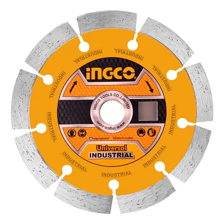 DISCO DIAMANTADO INDUSTRIAL SEGMENTADO 180X22MM 7