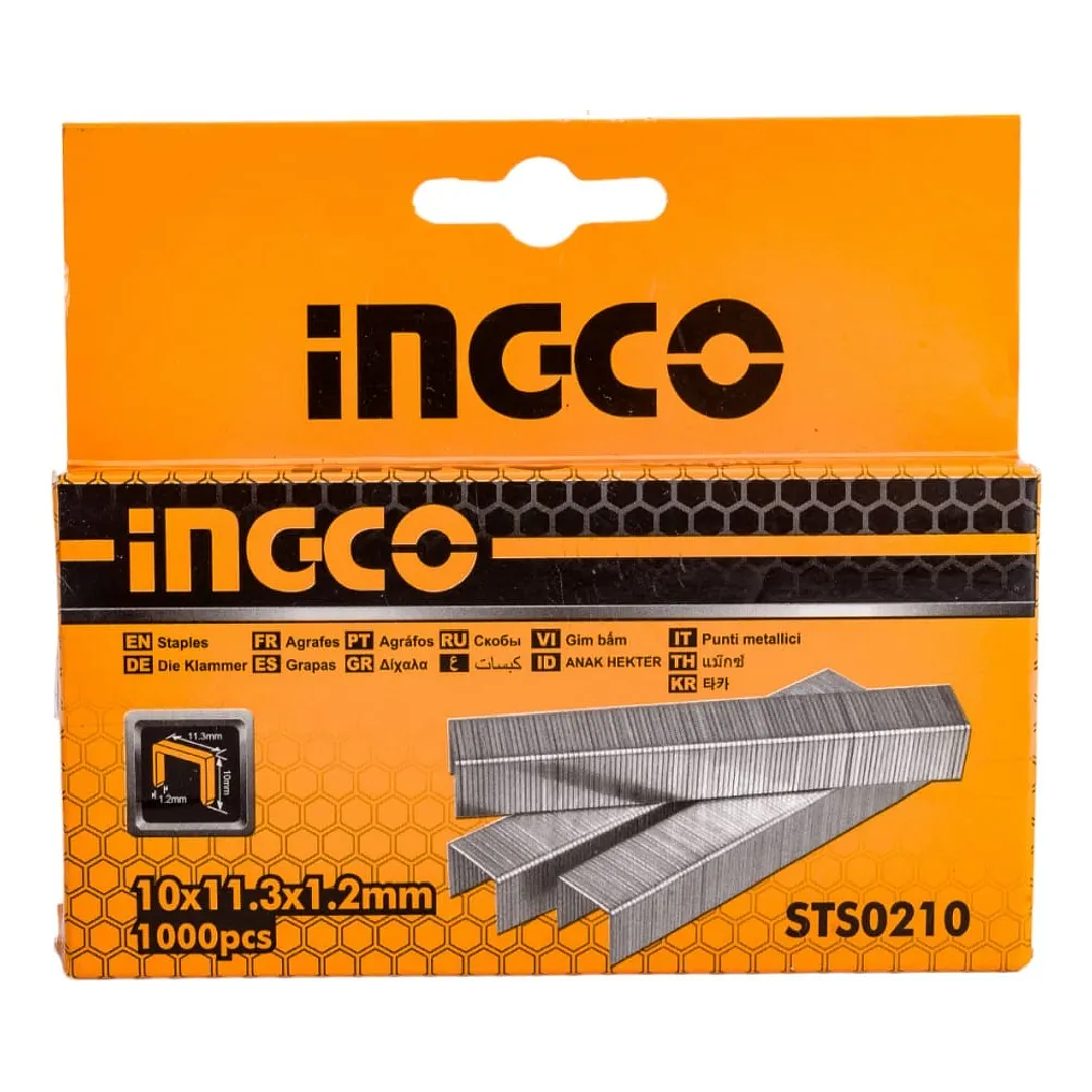 Grapas Ingco Caja 1000 Unidades 10x1,2mm 6
