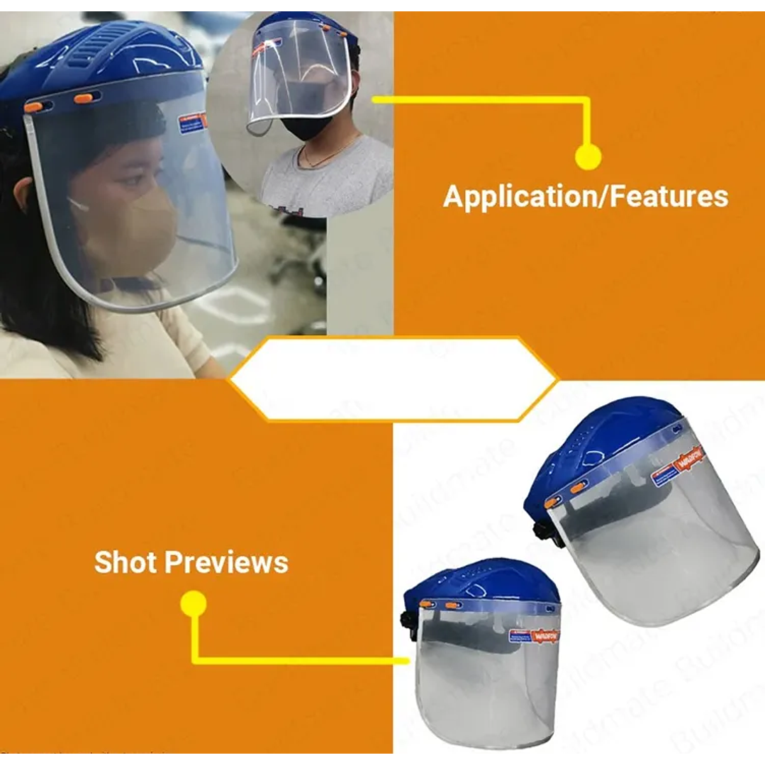 CARETA DE SEGURIDAD TRANSPARENTE WADFOW WFD1308 4