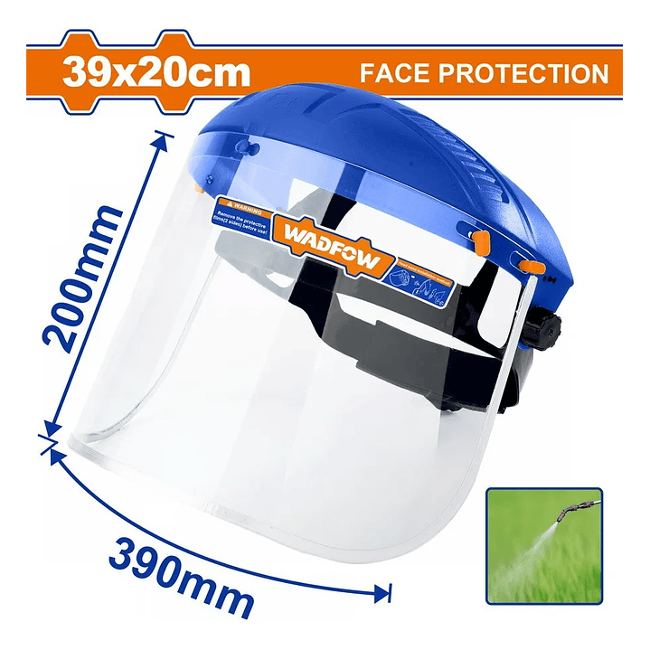 CARETA DE SEGURIDAD TRANSPARENTE WADFOW WFD1308 2