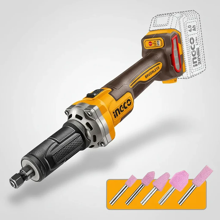 ESMERIL RECTO BL INDUSTRIAL INALAMBRICO 1/4