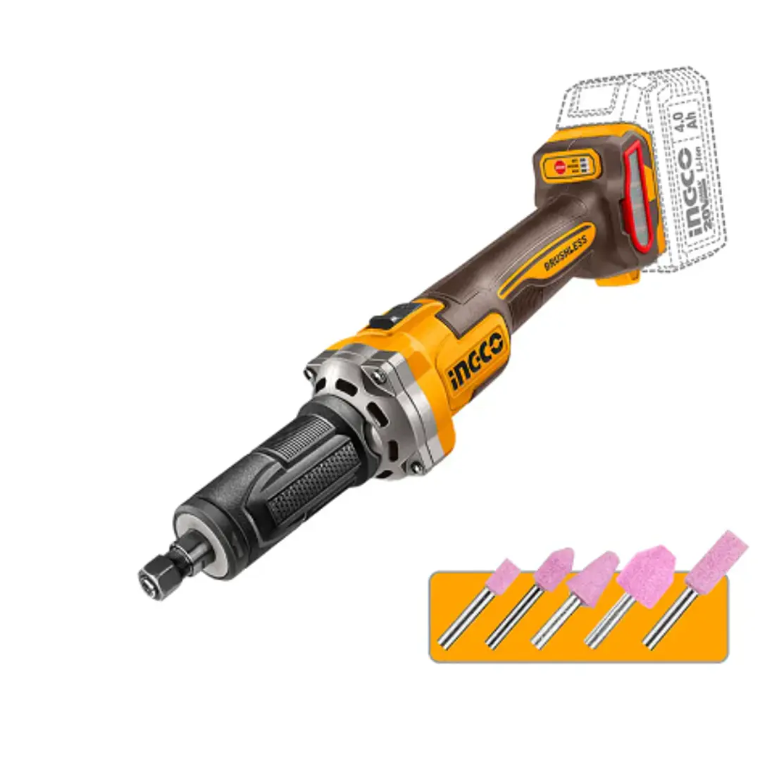 ESMERIL RECTO BL INDUSTRIAL INALAMBRICO 1/4