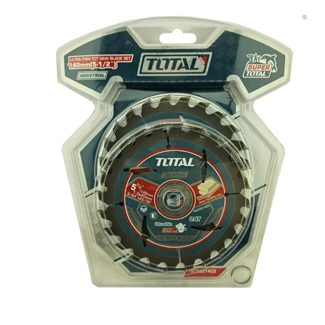 PACK 2 HOJA DISCO SIERRA CIRCULAR 5 1/2 24 DIENTES TOTAL 1