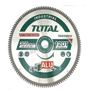 DISCO DE SIERRA CIRCULAR P/ ALUMINIO 12 PULGADAS 120 D TOTAL
