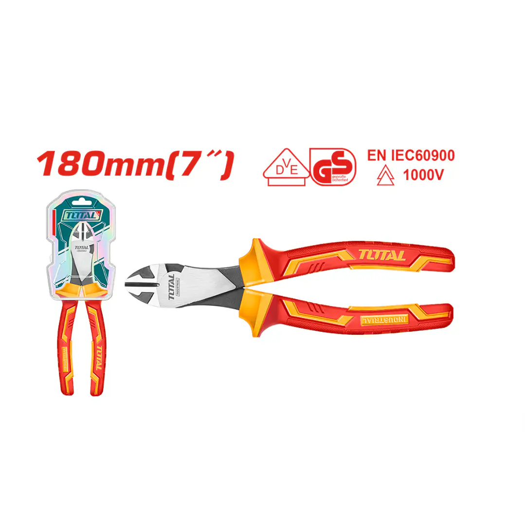 ALICATE CORTE DIAGONAL AISLADO 7 PULGADAS TOTAL THTIP2571 1