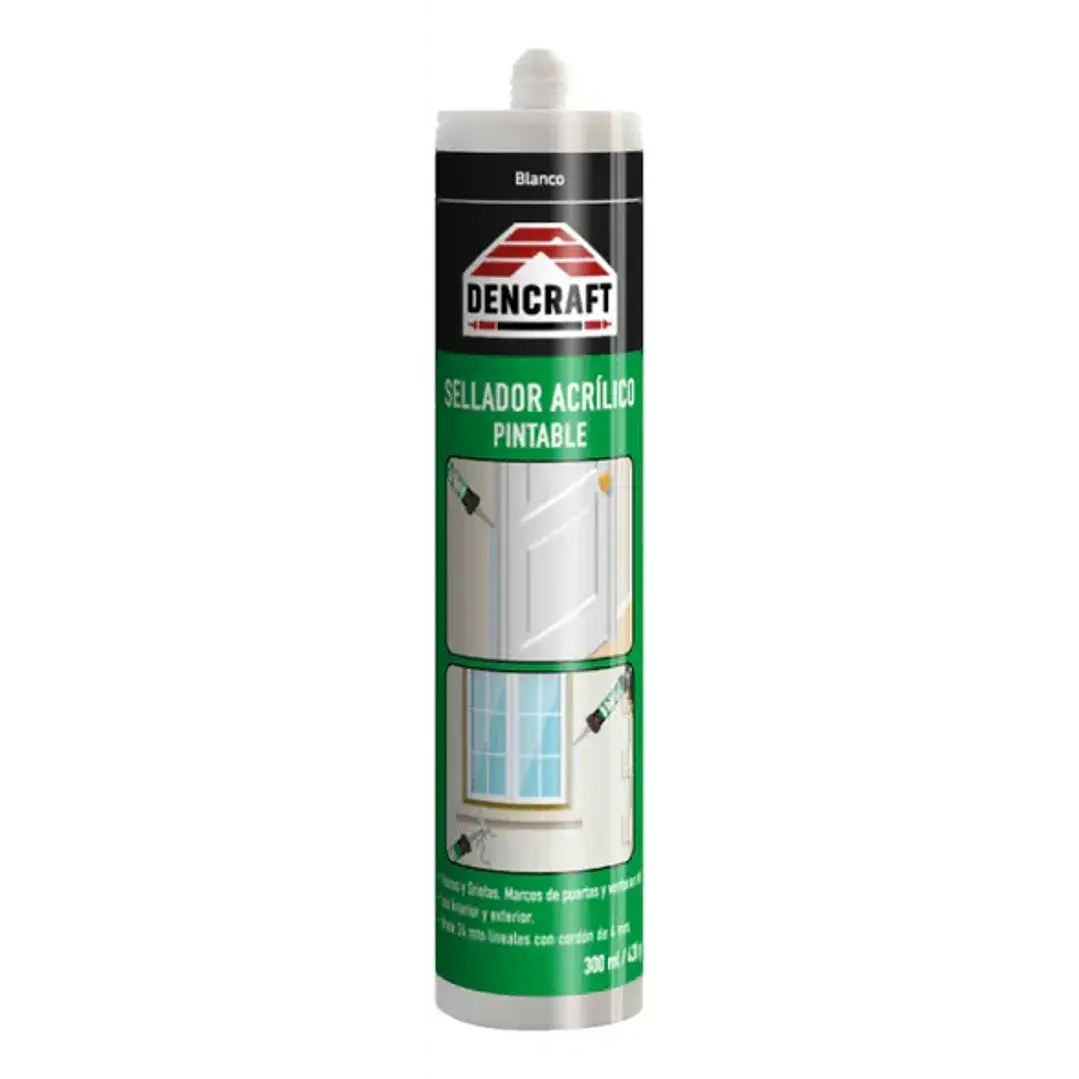 SELLADOR ACRILICO PINTABLE BLANCO 300ML DENCRAFT 1003 1