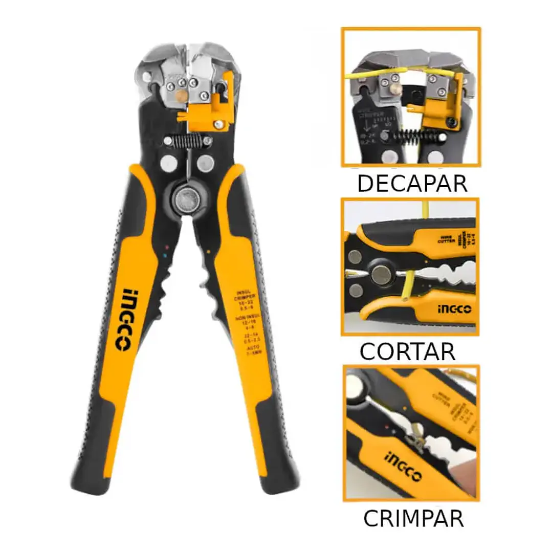 ALICATE INGCO PELACABLE CRIMPEADOR HWSP102418 9