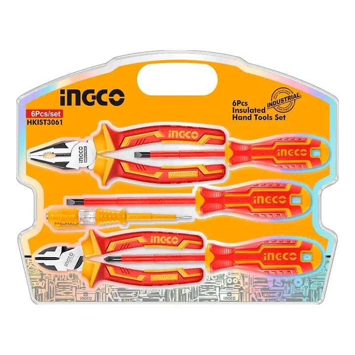 HERRAMIENTAS INGCO MANUALES AISLADAS JGO.6 PZAS. HKIST3061 3