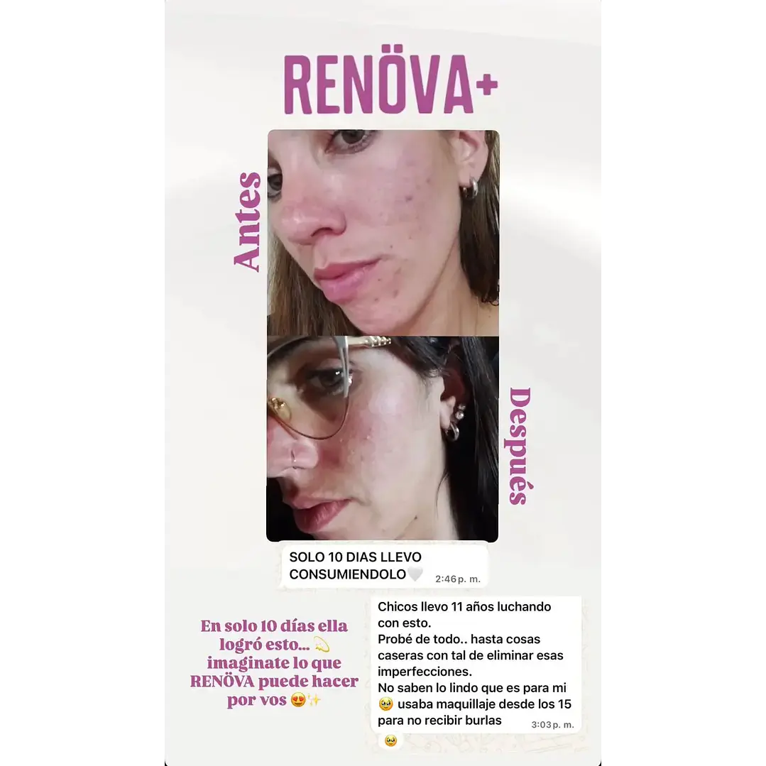 Renöva+ 2.0 Original_Biopeptidos De Colageno + Resveratrol + Biotina FWP 14