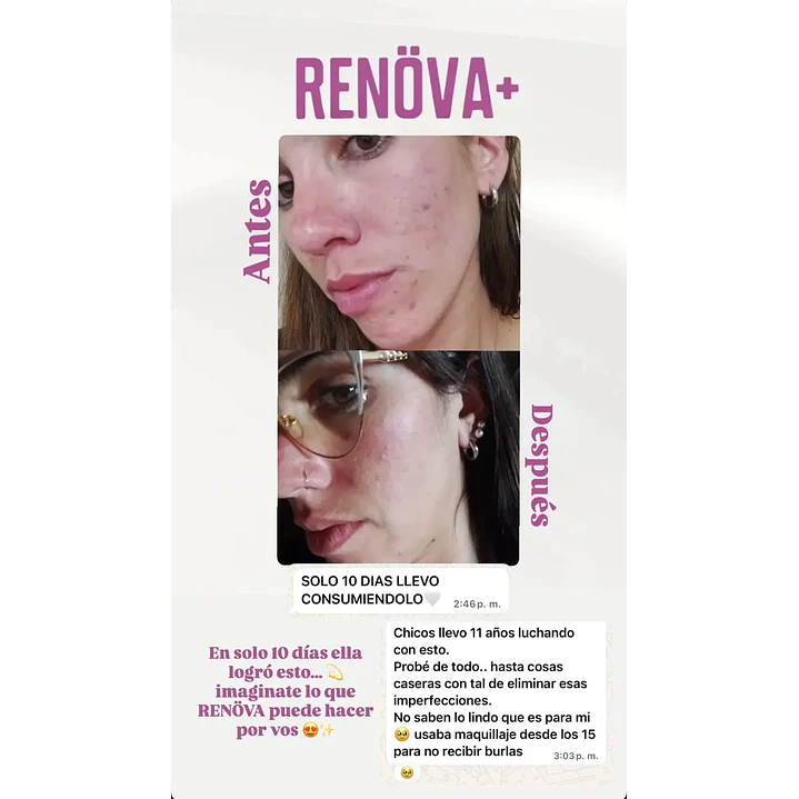 Renöva+ 2.0 Original_Biopeptidos De Colageno + Resveratrol + Biotina FWP 14