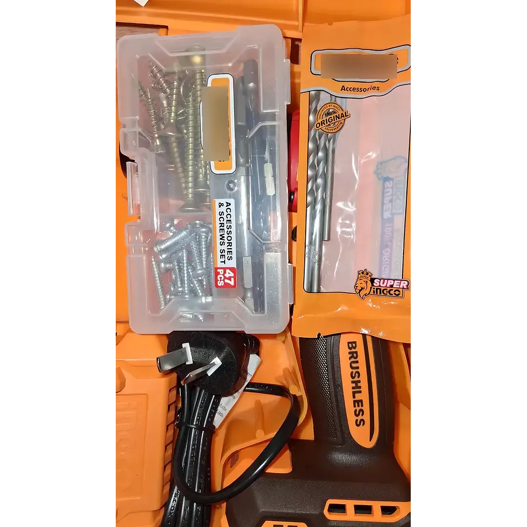 TALADRO INGCO INALAMBRICO DE IMPACTO 20V - C/2 BAT.2.0AH Y 1 CARGADOR CIDLI205 4