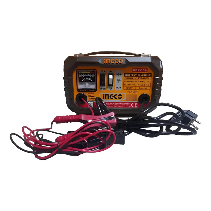 CARGADOR DE BATERIA 6/12V INGCO ING-CB1501 2
