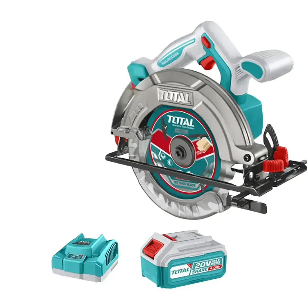 SIERRA CIRCULAR 20V 6 1/2 165MM BATERíA + CARGADOR TOTAL TSLI16523 1