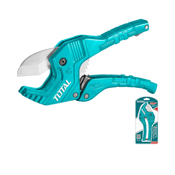 TIJERA CORTADOR TUBO PVC PLASTICO TOTAL THT534216 1
