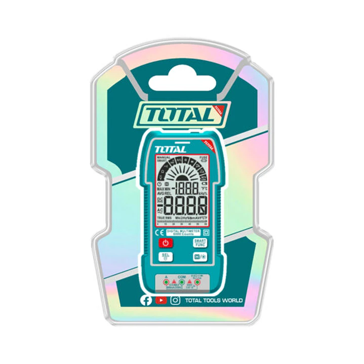 MULTíMETRO DIGITAL TOTAL/600V TMT516003 4