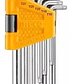 SET LLAVES TORX INDUSTRIAL 9 PIEZAS T10-T50 INGCO HHK13091 - Miniatura 3