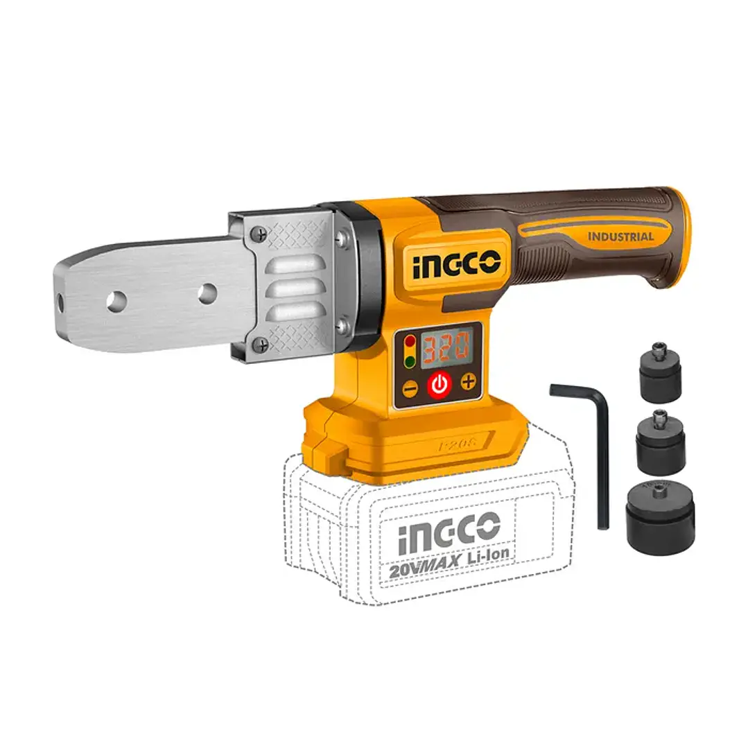 TERMOFUSORA INALAMBRICA INDUSTRIAL 0- 320°C 20V INGCO PTWTLI2018 1
