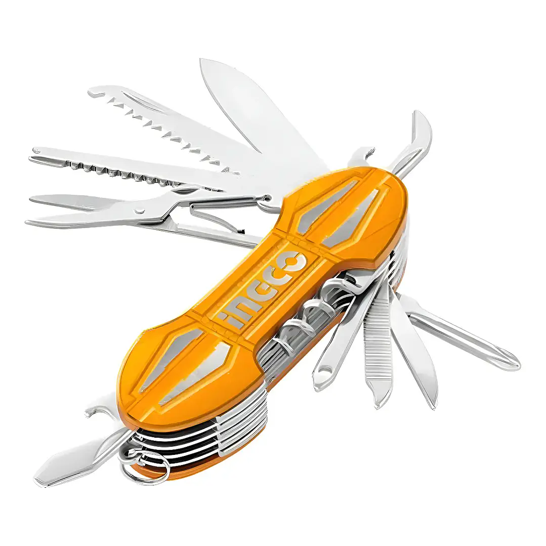 NAVAJA MULTIHERRAMIENTA 15 FUNCIONES INGCO HMFK8158 2