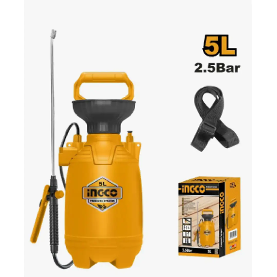 PULVERIZADOR MANUAL 2,5BAR 5LT INGCO HSPP30502 1