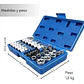JUEGO DADOS TORX ESTRELLA 3/8 HEMBRA MACHO 34 PIEZAS CROMO VANADIO, MA - RQT-426 - Miniatura 4