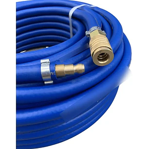 MANGUERA DE AIRE PARA COMPRESOR 10MTS C/ ACOPLES RAPIDOS 1/4, MARCA FL - RQT-310