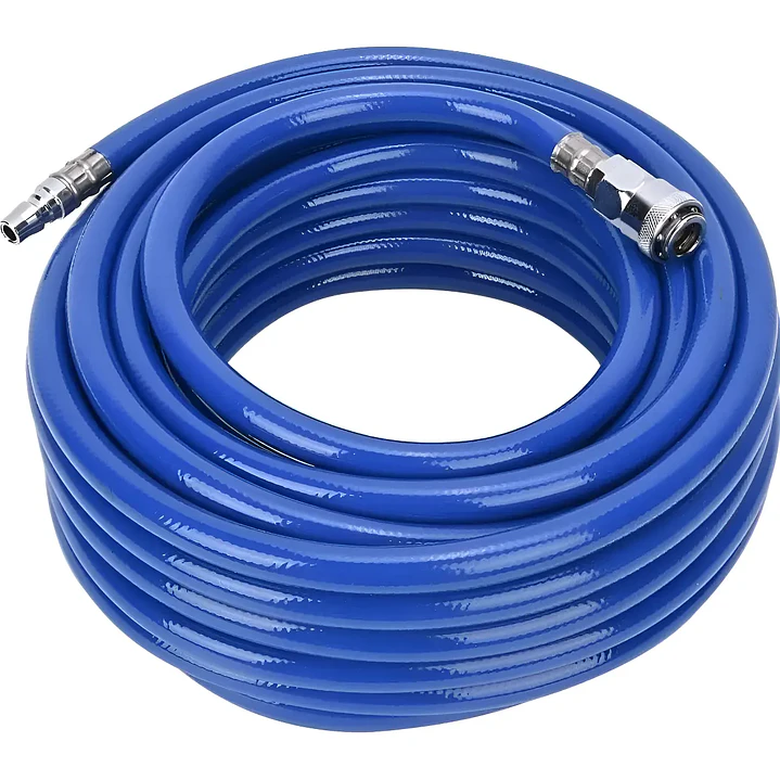 MANGUERA DE AIRE PARA COMPRESOR 10MTS C/ ACOPLES RAPIDOS 1/4, MARCA FL - RQT-310 3