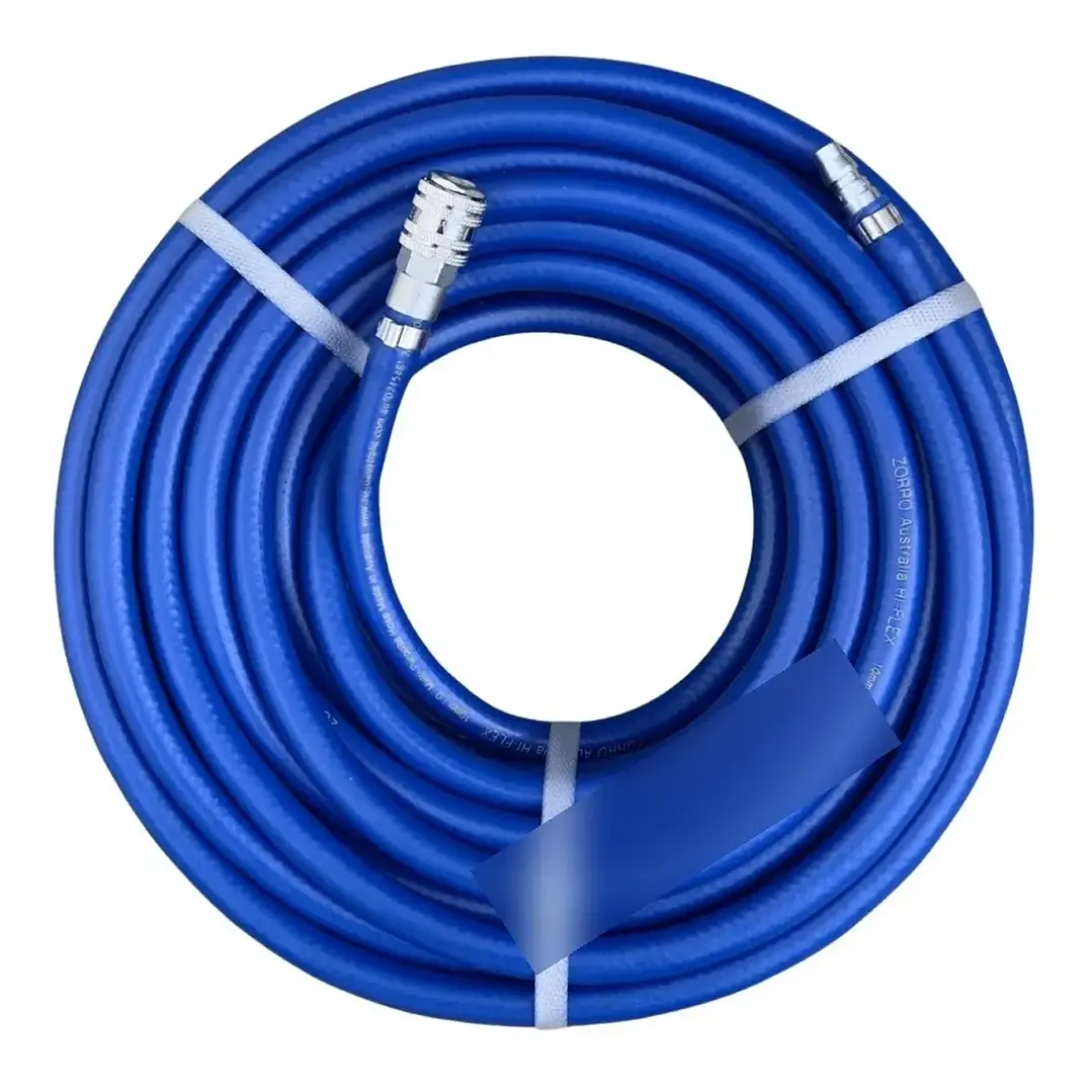 MANGUERA DE AIRE PARA COMPRESOR 10MTS C/ ACOPLES RAPIDOS 1/4, MARCA FL - RQT-310 9