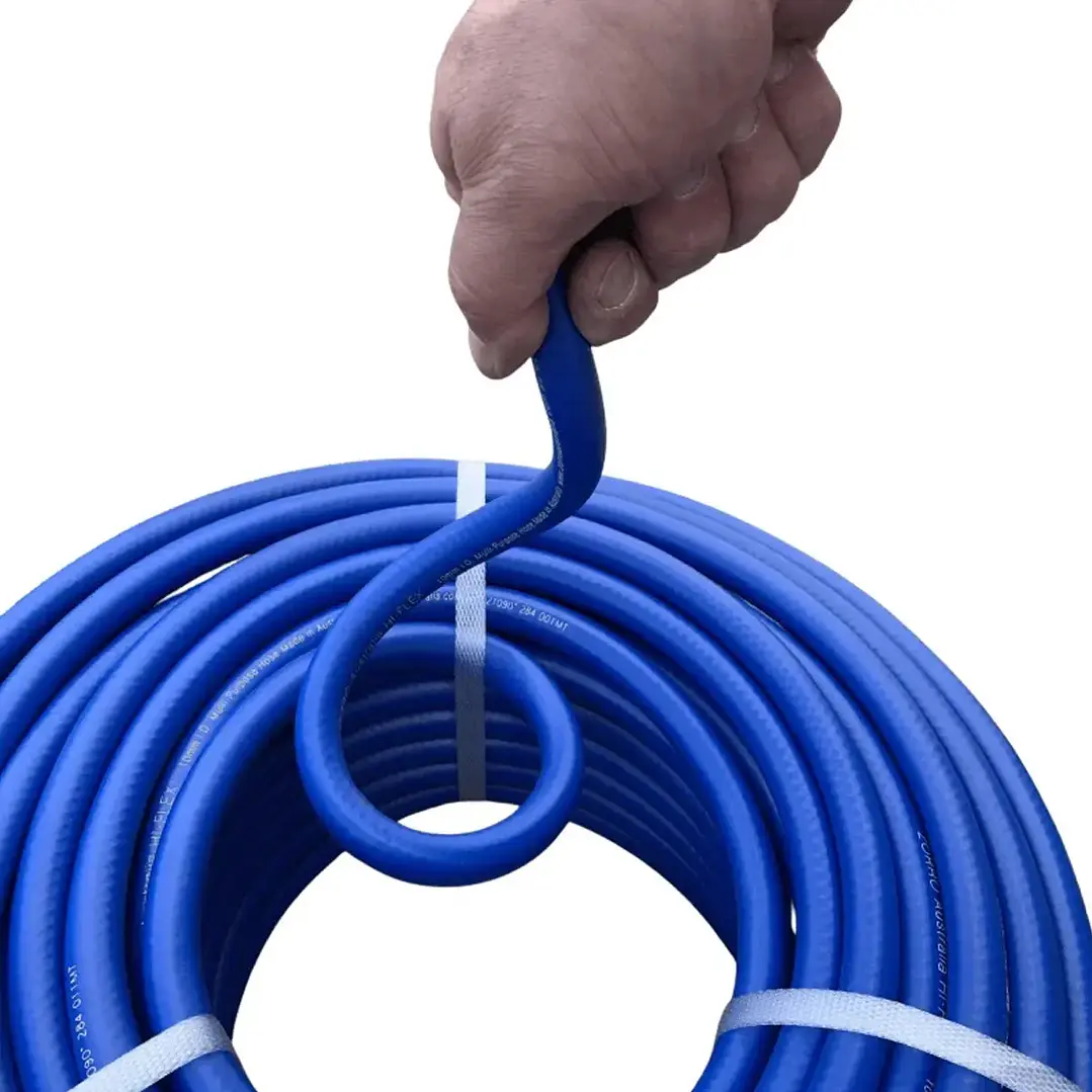 MANGUERA DE AIRE PARA COMPRESOR 10MTS C/ ACOPLES RAPIDOS 1/4, MARCA FL - RQT-310 10