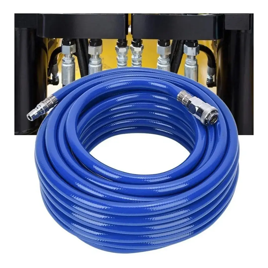 MANGUERA DE AIRE PARA COMPRESOR 10MTS C/ ACOPLES RAPIDOS 1/4, MARCA FL - RQT-310 11