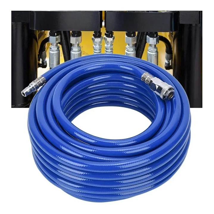 MANGUERA DE AIRE PARA COMPRESOR 10MTS C/ ACOPLES RAPIDOS 1/4, MARCA FL - RQT-310 11