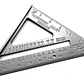 ESCUADRA RAPIDA 7 PULGADAS CARPINTERIA DE ALUMINIO MACIZO - JM-05 - Miniatura 2