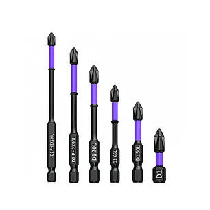 SET 6 PUNTAS DE IMPACTO MAGNETICAS PH2 S2 25 A 150MM - RQT-521