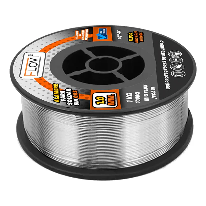 ALAMBRE PARA SOLDAR SIN GAS 1KG 1.0 MM, MARCA FLOVI - RQT-741 2